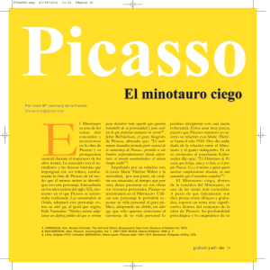 Picasso, El Minotauro ciego. PDF