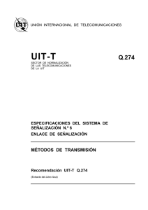 UIT-T Rec. Q.274