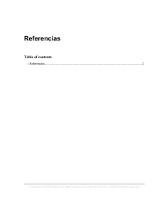 Referencias - Instituto de Matemáticas | UNAM