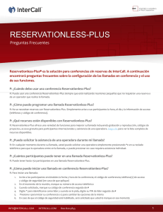 reservationless-plus - InterCall | Conferencias