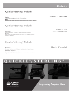 quickie ® /sterling