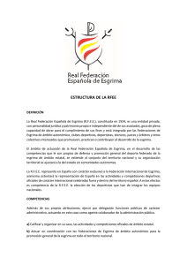 estructura de la rfee - Real Federación Española de Esgrima