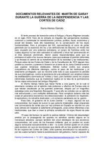 Documentos relevantes de Martín de Garay durante la Guerra de la