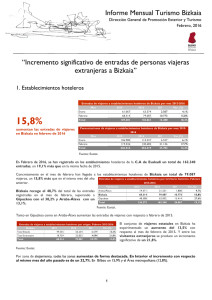 “Incremento significativo de entradas de personas viajeras