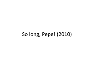 So long, Pepe! (2010)