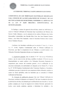 TRIBUNAL CALIFICADOR DE ELECCIONES