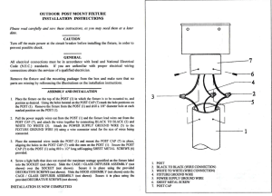 installation instructions