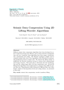 Seismic Data Compression Using 2D Lifting
