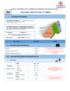 DEPARTAMENTO DE TUMBES - Sistema Nacional de Seguridad