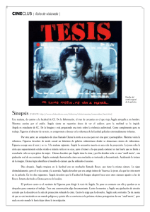Ficha de visionado Tesis