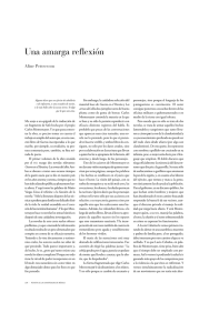 Una amarga reflexión - Revista de la Universidad de México