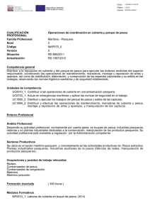 CUALIFICACIÓN PROFESIONAL Operaciones de coordinación en