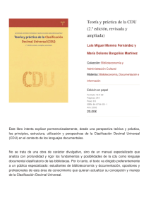 Teoría y práctica de la CDU (2.ª edición, revisada y ampliada)