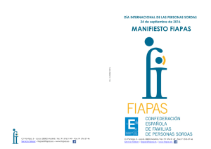 manifiesto fiapas - Biblioteca Virtual FIAPAS