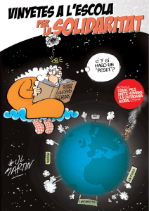 Vinyetes a l`escola per la Solidaritat.