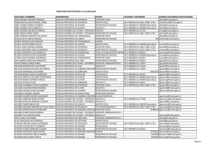 directorio institucional al 31-mar-2014 apellidos y nombres