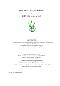 GDF Hannover bR Schulungen - Open Source GIS: GRASS Book