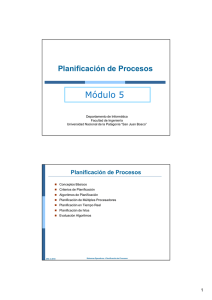SO-mod 5 - Planificacion de Procesos- 2010