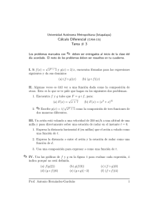 Cálculo Diferencial (CA54