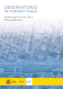 Boletín Especial Censo 2011 Parque edificatorio