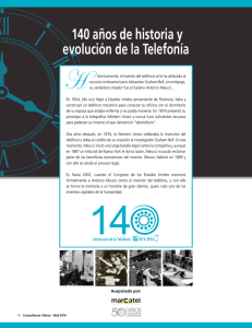 140 años de historia y evolución de la Telefonía