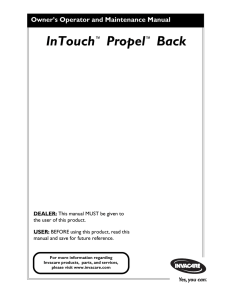 InTouch™ Propel™ Back