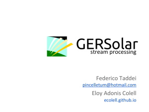 Eloy Adonis Colell stream processing Federico Taddei