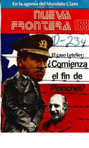 El Caso Letelier: Comienza el fin de Pinochet?