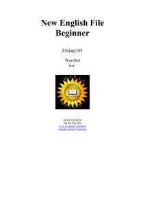 New English File Beginner