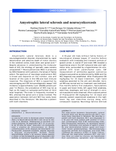 Amyotrophic lateral sclerosis and neurocysticercosis
