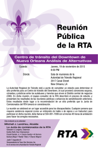 Reunión Pública de la RTA