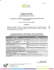 Page 1 Página 1 de 6 Unidades Tecnológicas de Santander Un