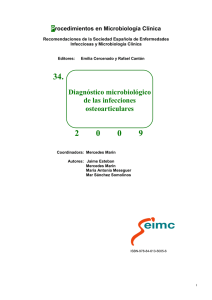 Diagnóstico microbiológico de las infecciones osteoarticulares