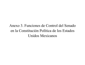 Anexo 3. Funciones de Control del Senado en la Constitución