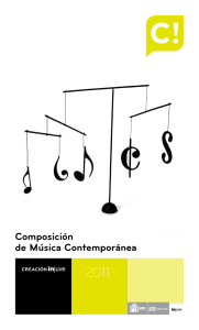 Composición de Música Contemporánea