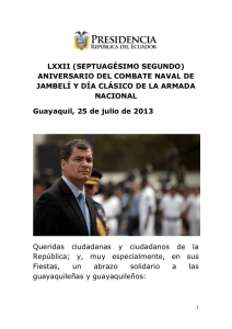 LXXII (SEPTUAGÉSIMO SEGUNDO) - Presidencia de la República