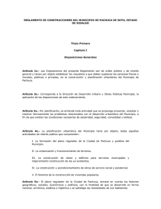 REGLAMENTO DE CONSTRUCCIONES DEL MUNICIPIO DE