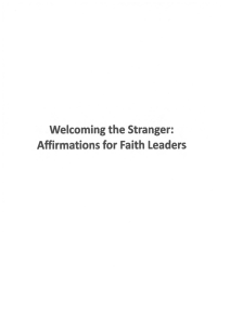 Welcoming the Stranger - World Union of Catholic Women`s
