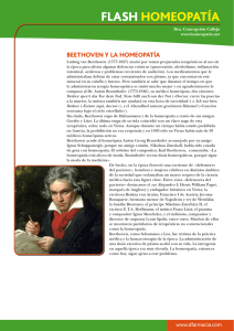 Beethoven y la homeopatía