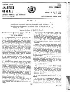 Page 1 Naciones Unidas ASALA MAI, SEPTIMO PERIODO DE