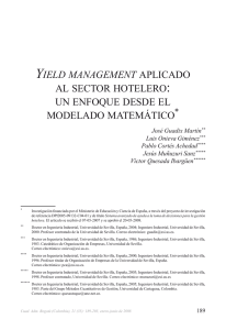 Yield management - Pontificia Universidad Javeriana