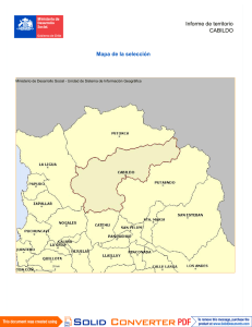 Informe de territorio CABILDO Mapa de la selección