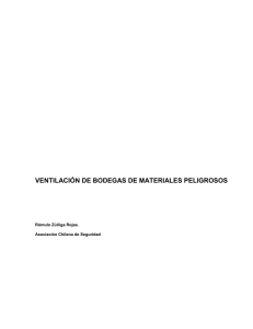 ventilaci&oacute;n de bodegas de materiales peligrosos