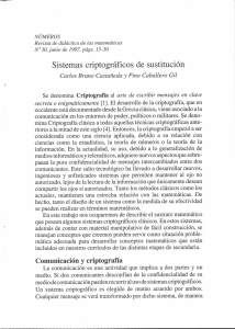 Sistemas criptográficos de sustitución