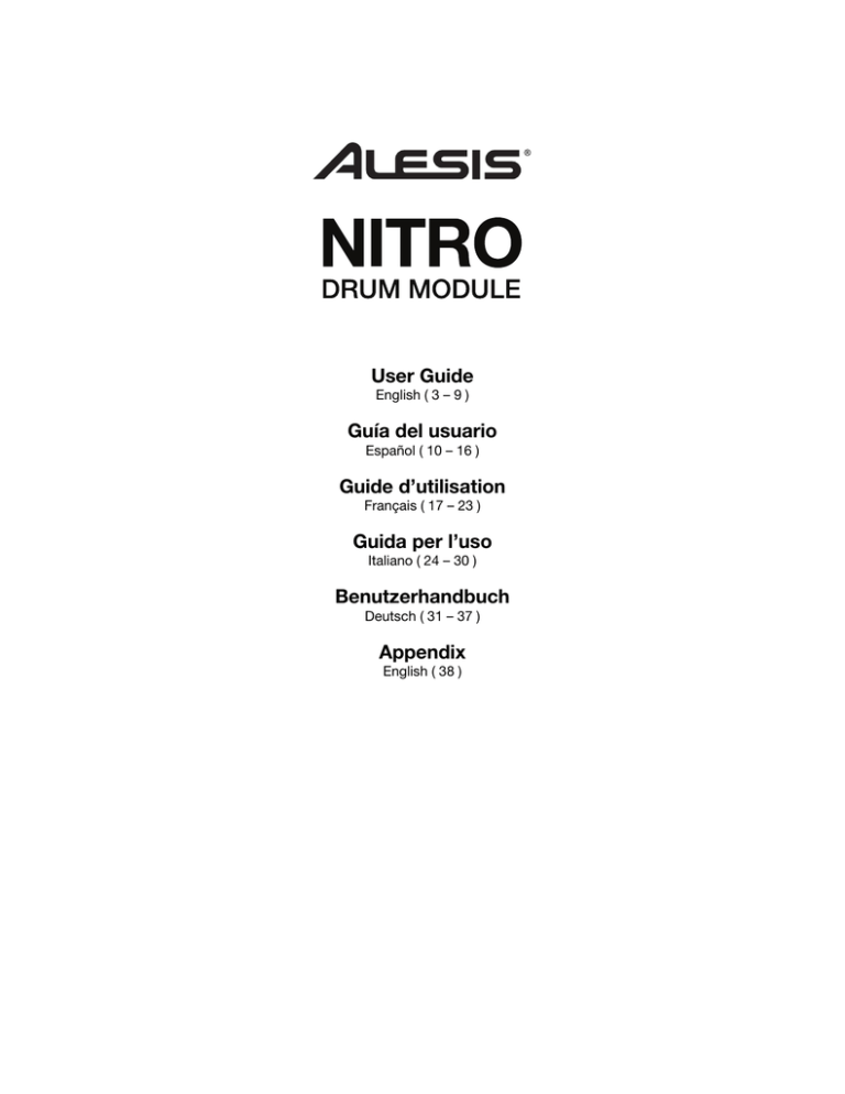 Nitro Drum Module User Guide