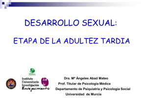 Desarrollo sexual - Universidad de Murcia