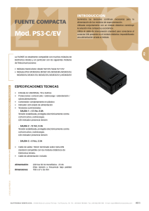 Mod. PS3-C/EV - Elettronica Veneta