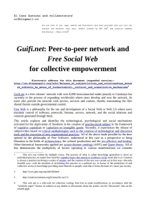 Guifi.net: Peer-to-peer network and Free Social