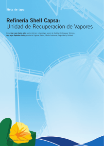 Refinería Shell Capsa: Unidad de Recuperación de Vapores