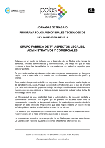 conclusiones_Grupo Fábrica de TV - Universidad Nacional del Litoral